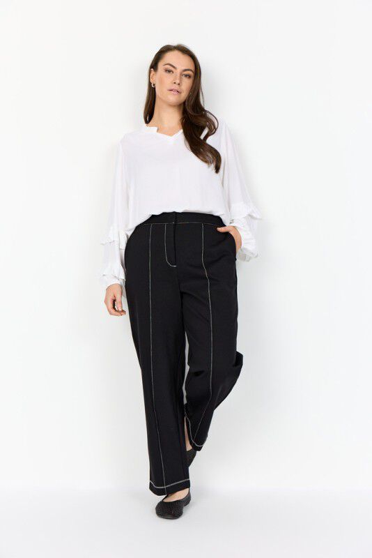 Curvy WA-SIA 38 Bluse Hvid