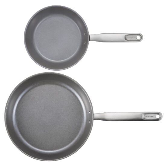 All Steel frying pan set 20+28cm