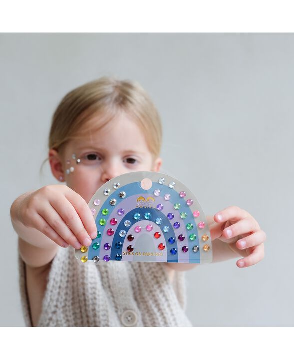 Mimi & Lula - Ørestickers 30 par - Colour Gem Earrings