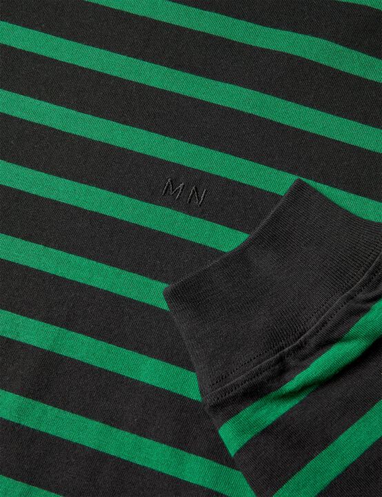 Cotton Jersey Stripe Frode Tee LS