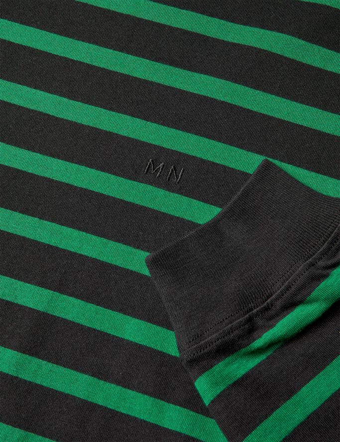 Cotton Jersey Stripe Frode Tee LS