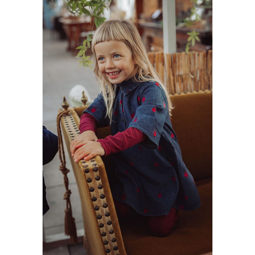 Donna Embr Shirt Dress