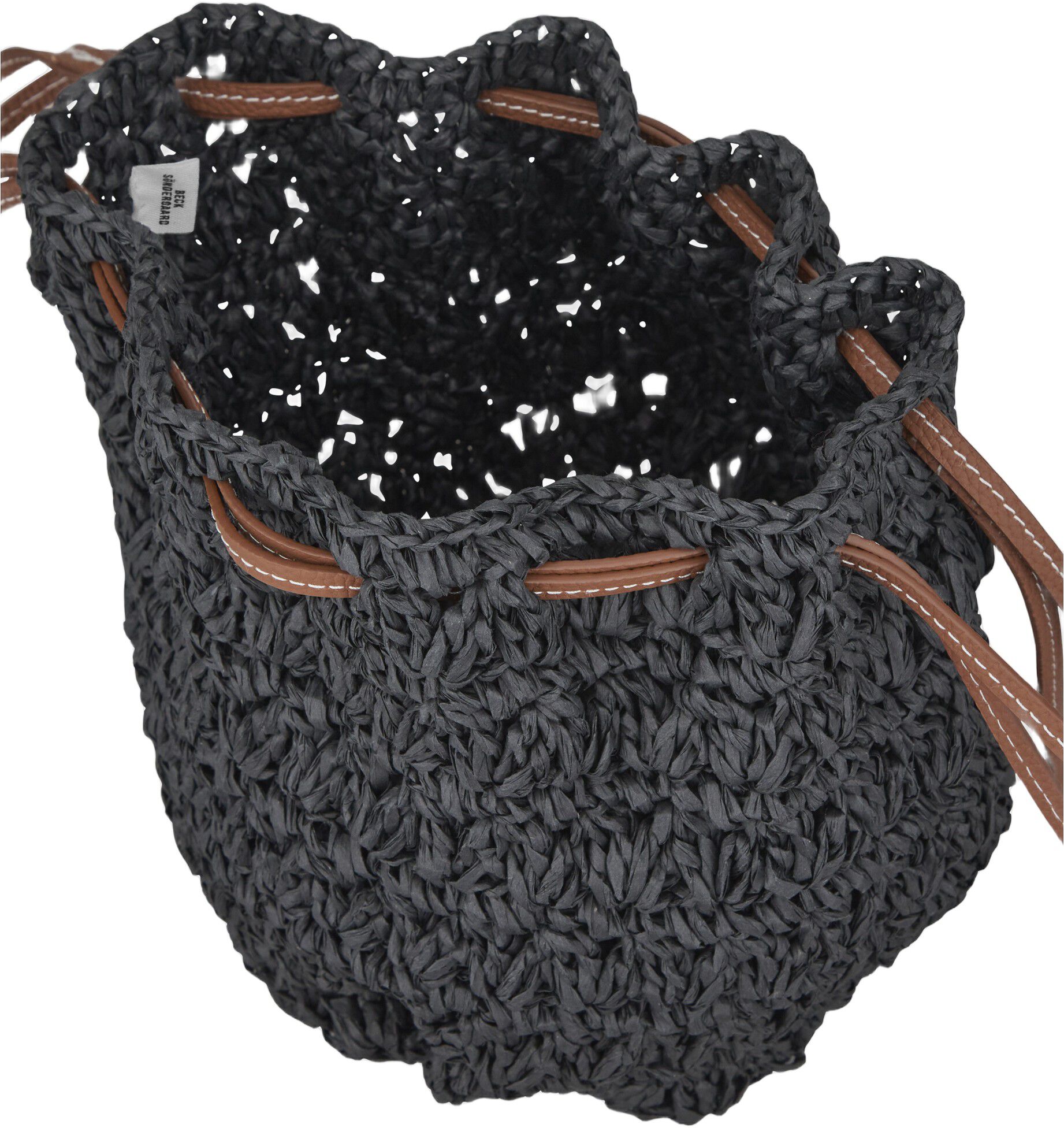 Mesh Straw Bina Bag