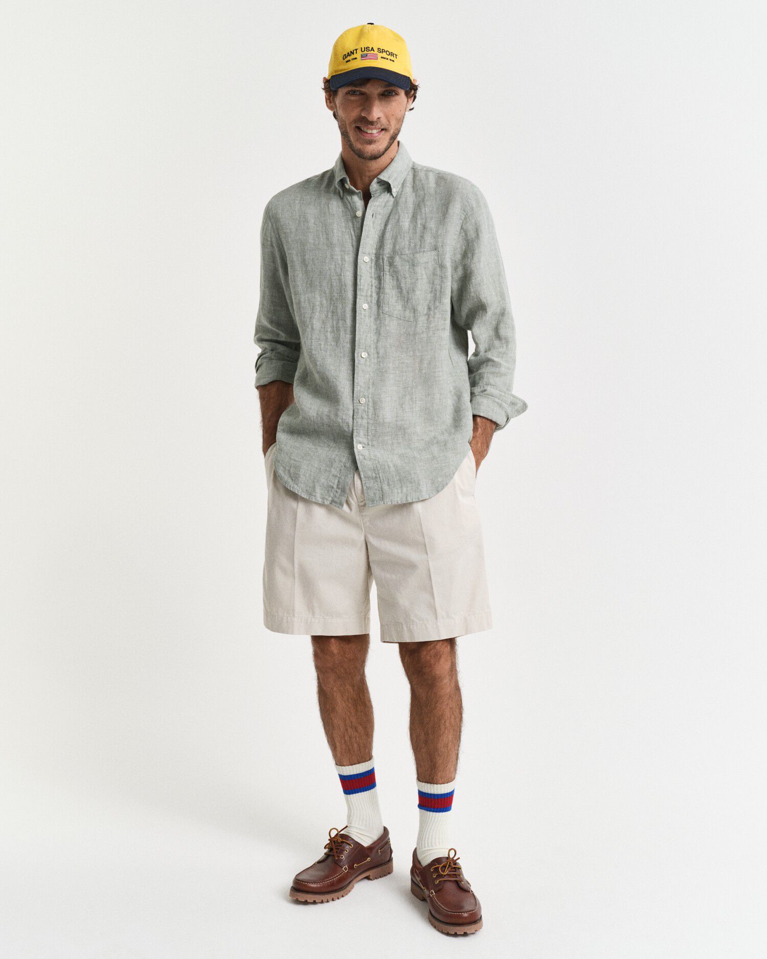 REG LINEN SHIRT