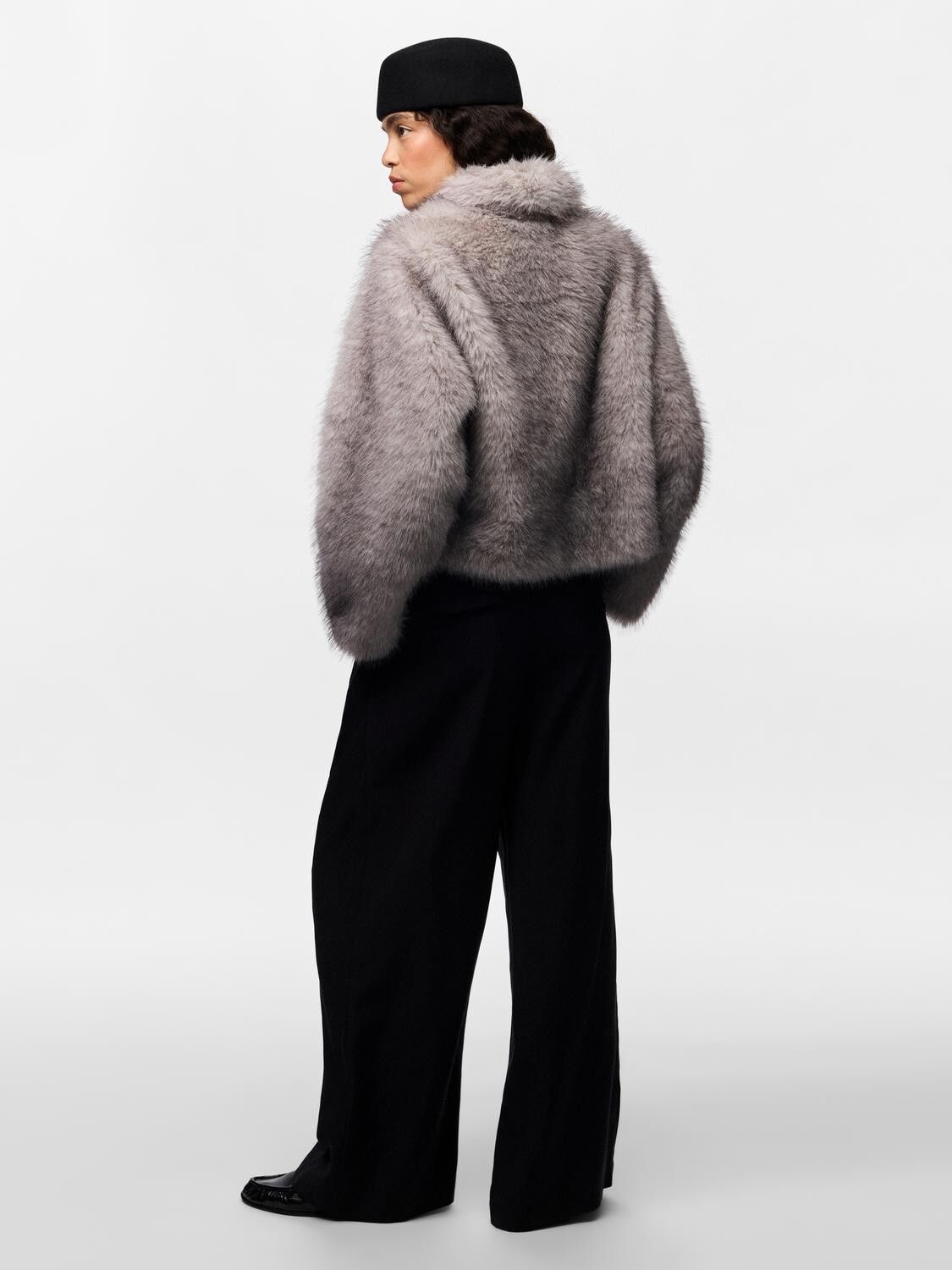 Pcjilla Short Fluffy Jacket Bc