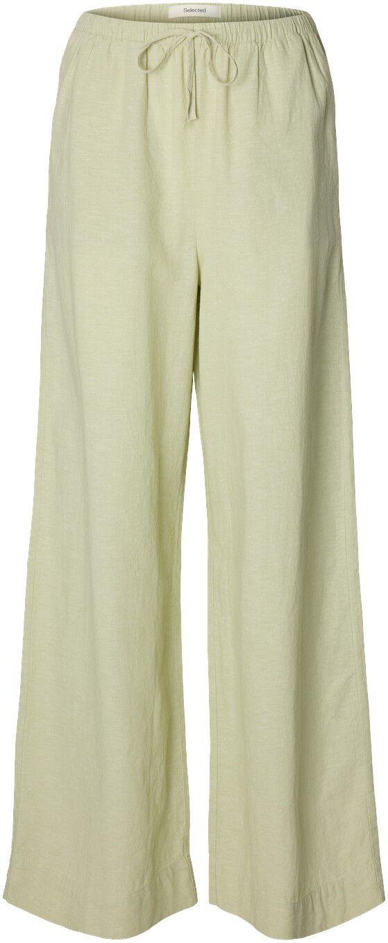 Slwluisa Mw Wide Linen Blend Pant Noos