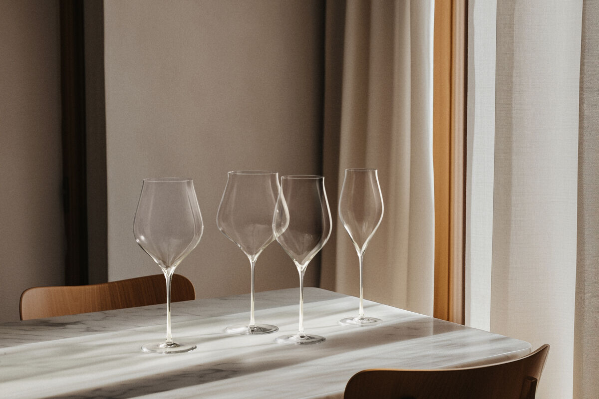 Notes R&oslash;dvinsglas 81 cl klar 2 stk.