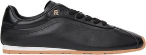 TH Monogram Low Profile Leather Trainers