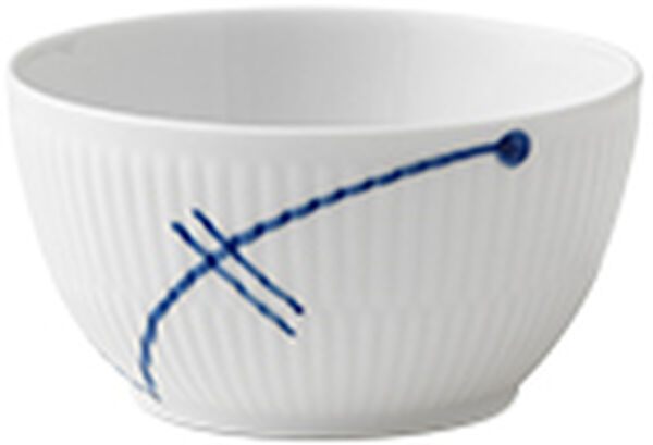 Blå Mega Riflet 10 cl. skål