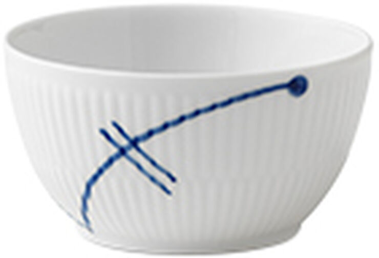 Blå Mega Riflet 10 cl. skål