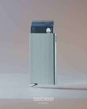 Cardprotector Fluted Silver+