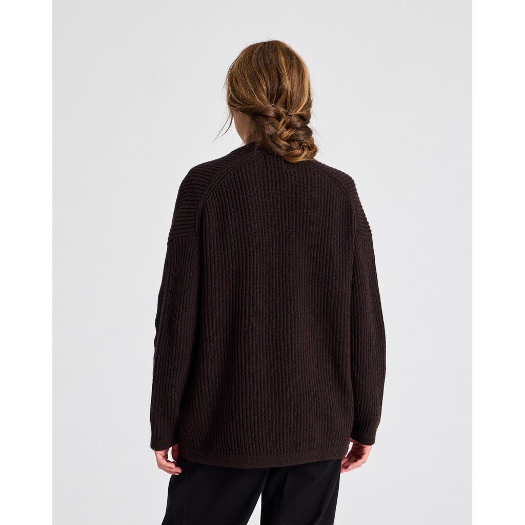 Mette Cardigan Lambswool Knit GOTS