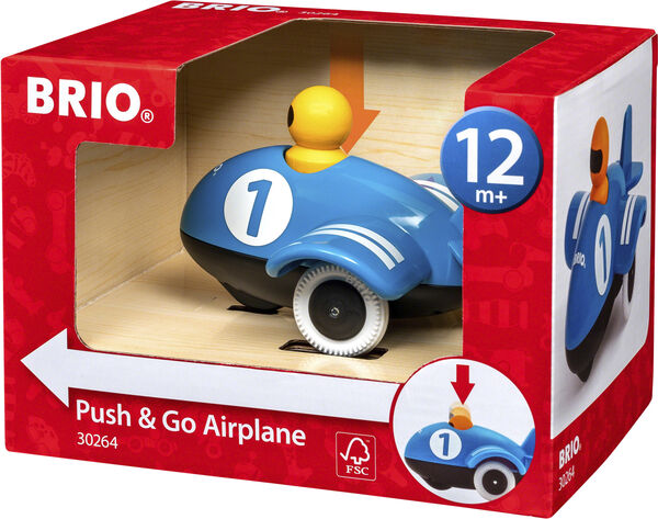 Brio push and go flyvemaskine