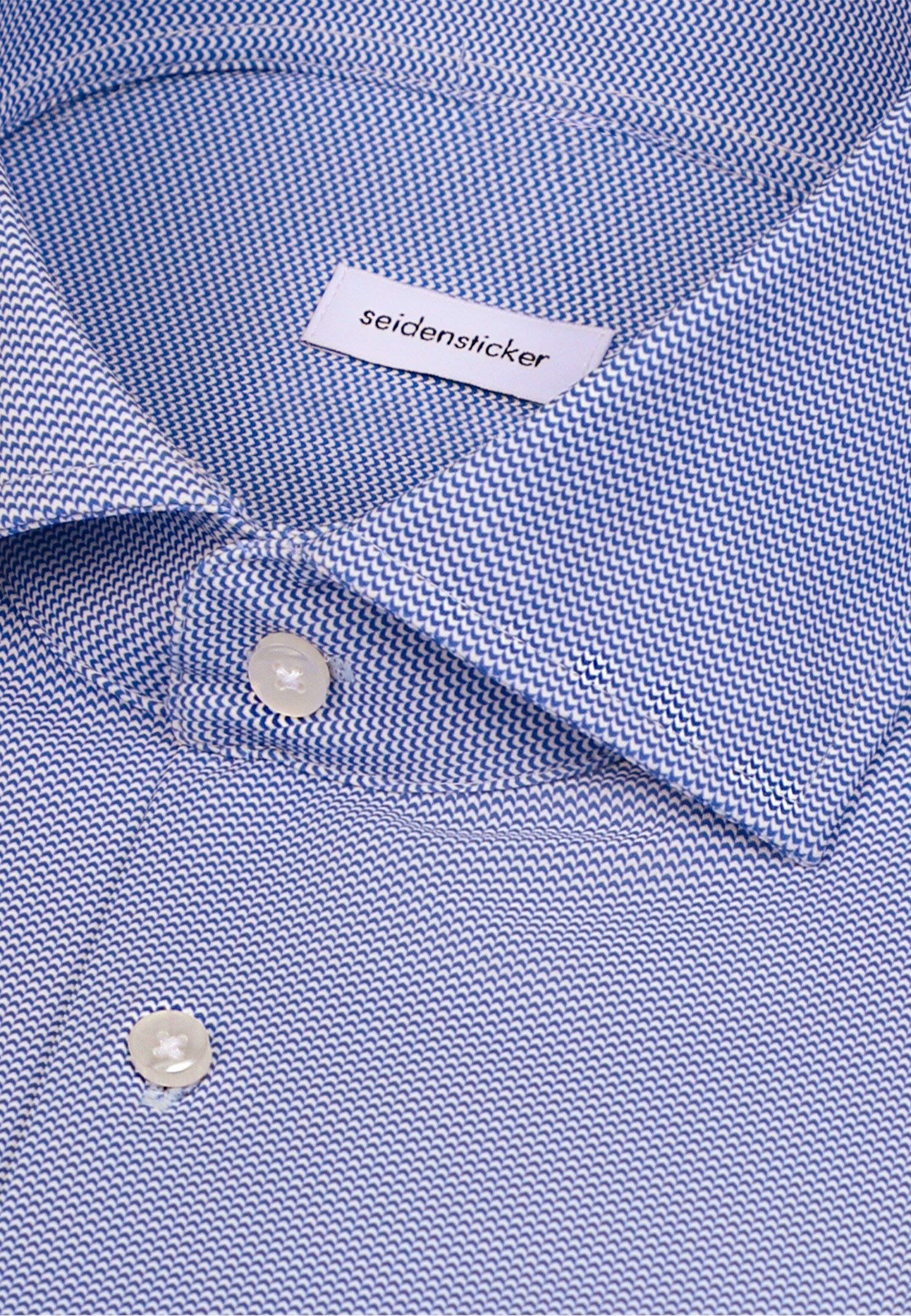 Performance shirt Slim 1/1 Kent-Collar Print
