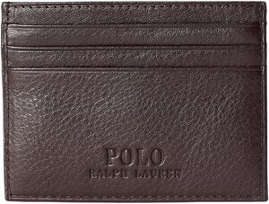 Pebbled Leather Card Case