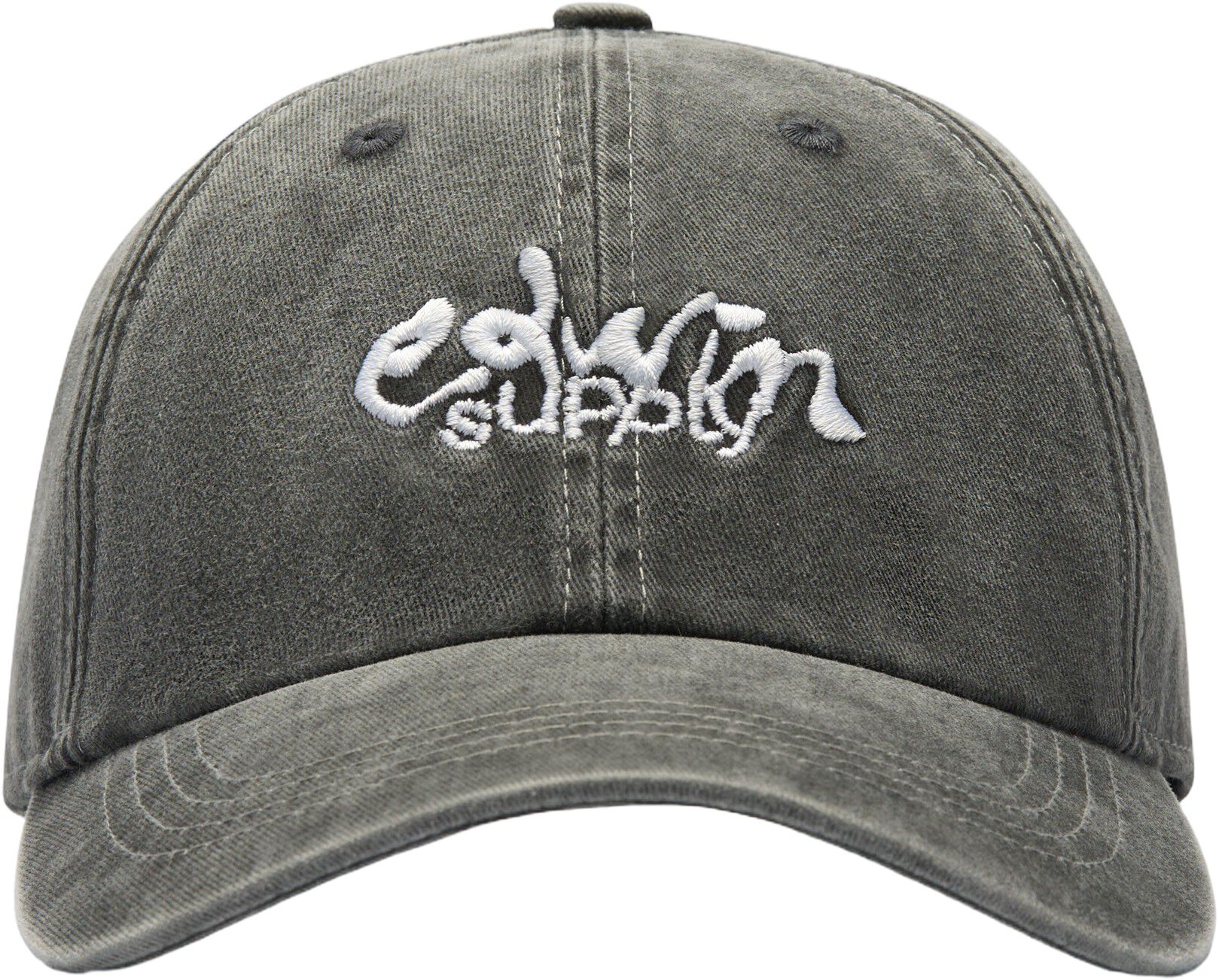 Soft Washed 6 Panel Cap - Black