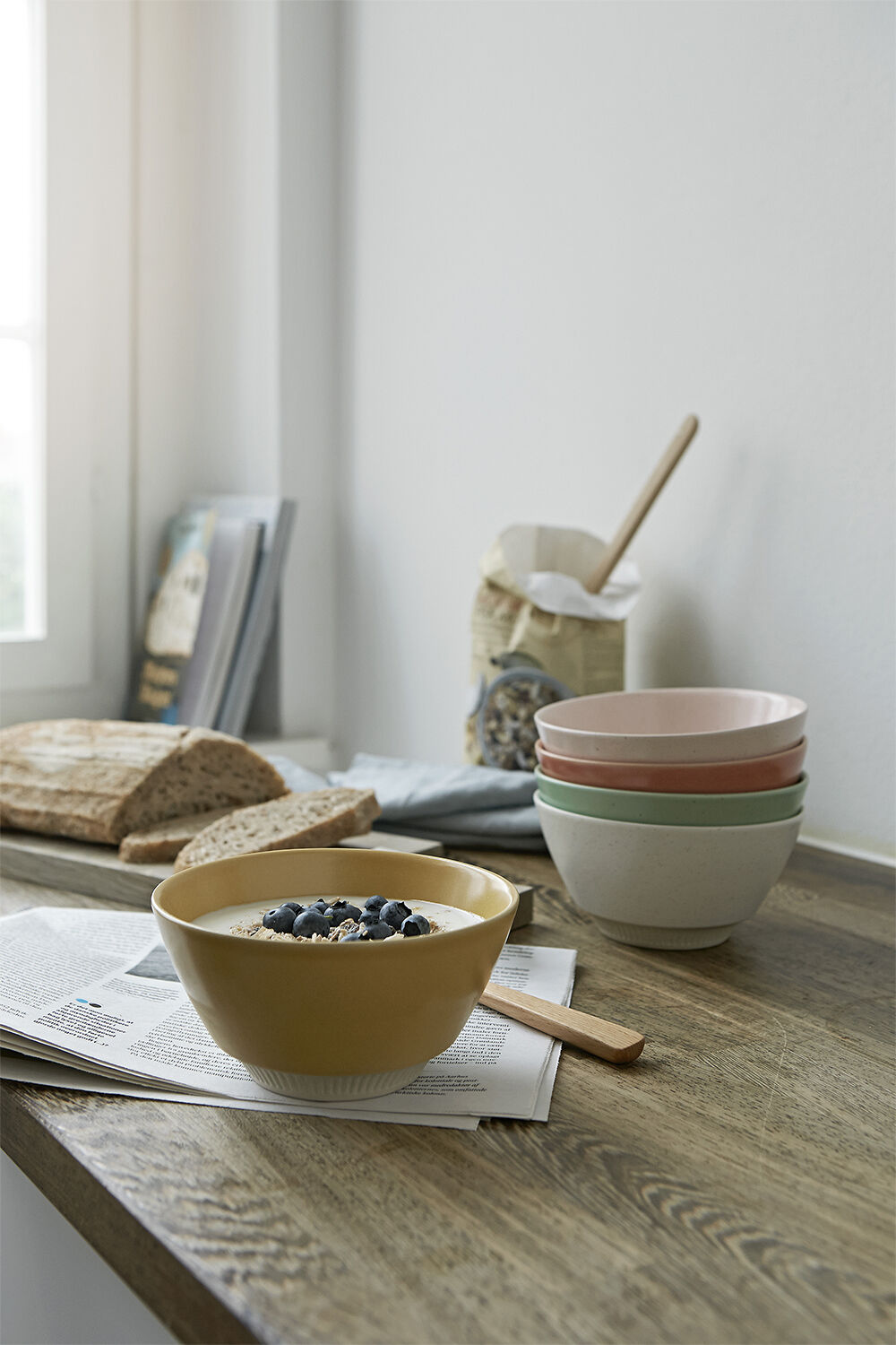 Colorit sk&aring;l &Oslash; 14 cm coral