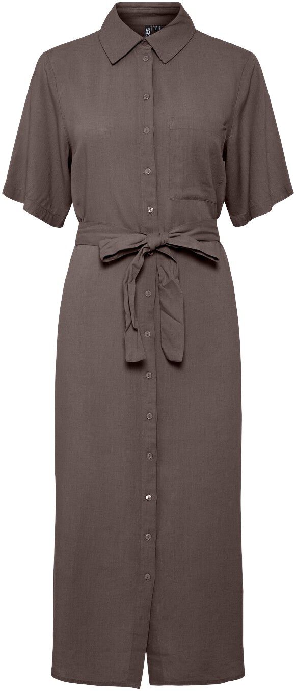 Pcpia 2/4 Midi Shirt Dress Wvn Noos
