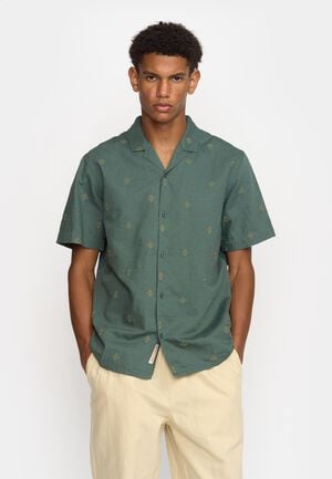 Short-sleeved Cuban Shirt