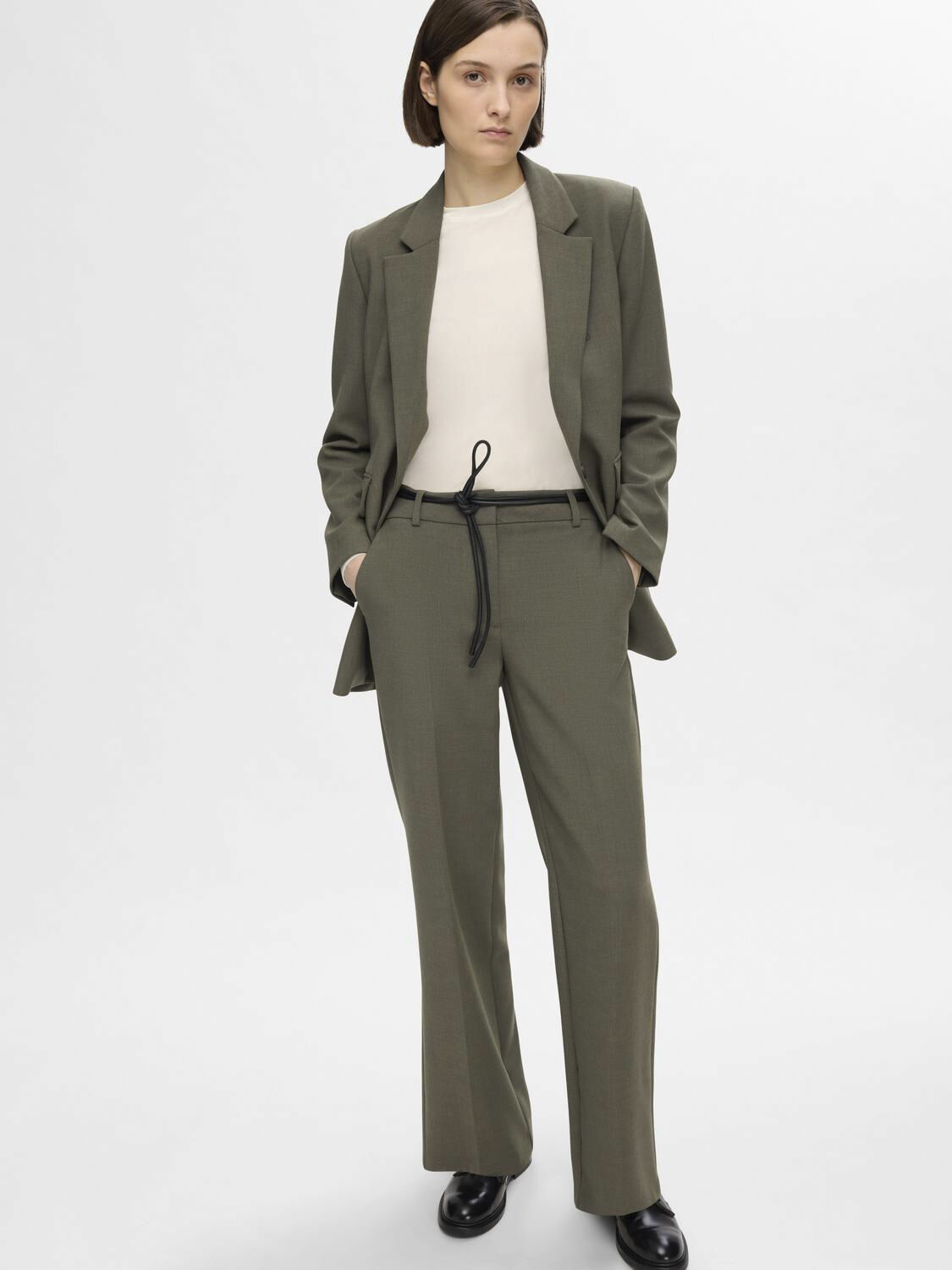 Slfrita Mw Wide Pant Fd Noos