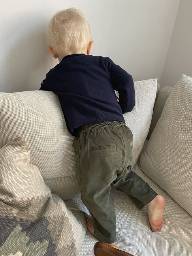 Strikka RWS wool & cashmere baby cardigan