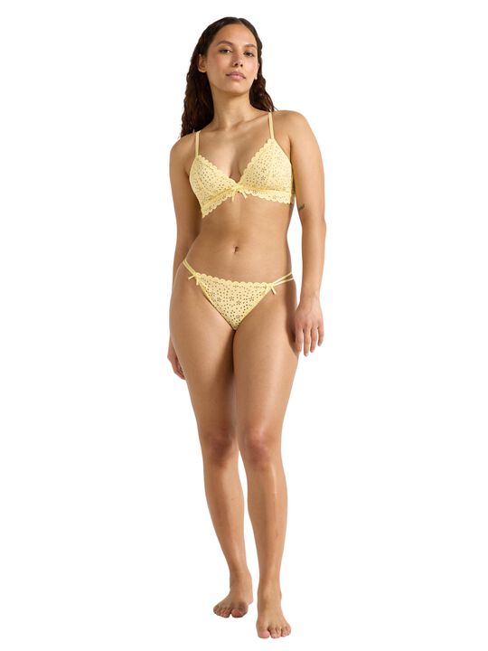 Bralette med blonder