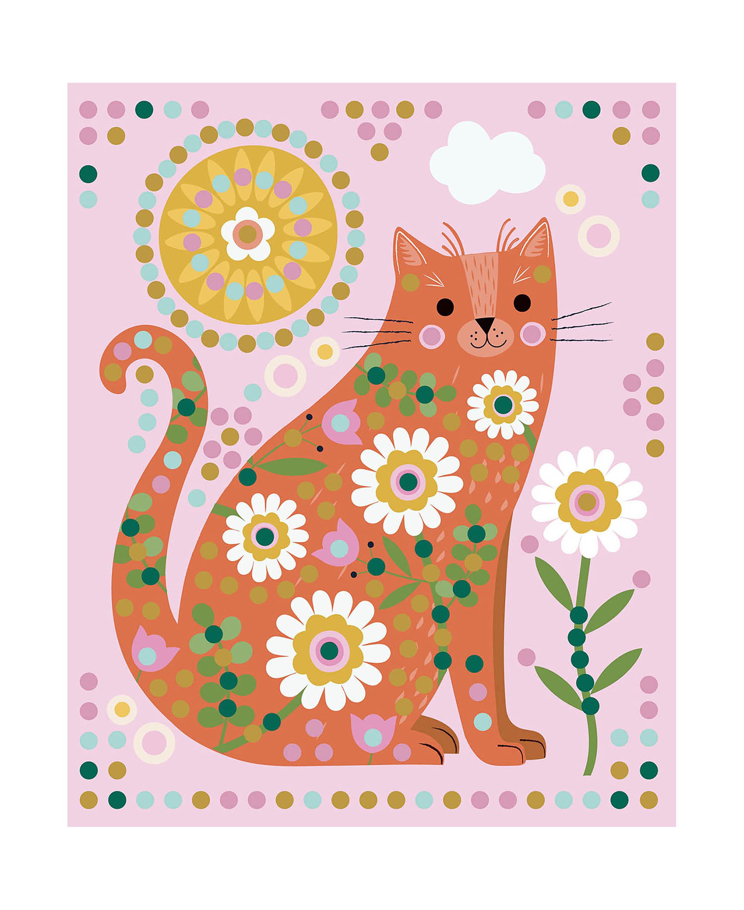 Auzou - Kreas&aelig;t - Kunst med rhinsten - Dyr