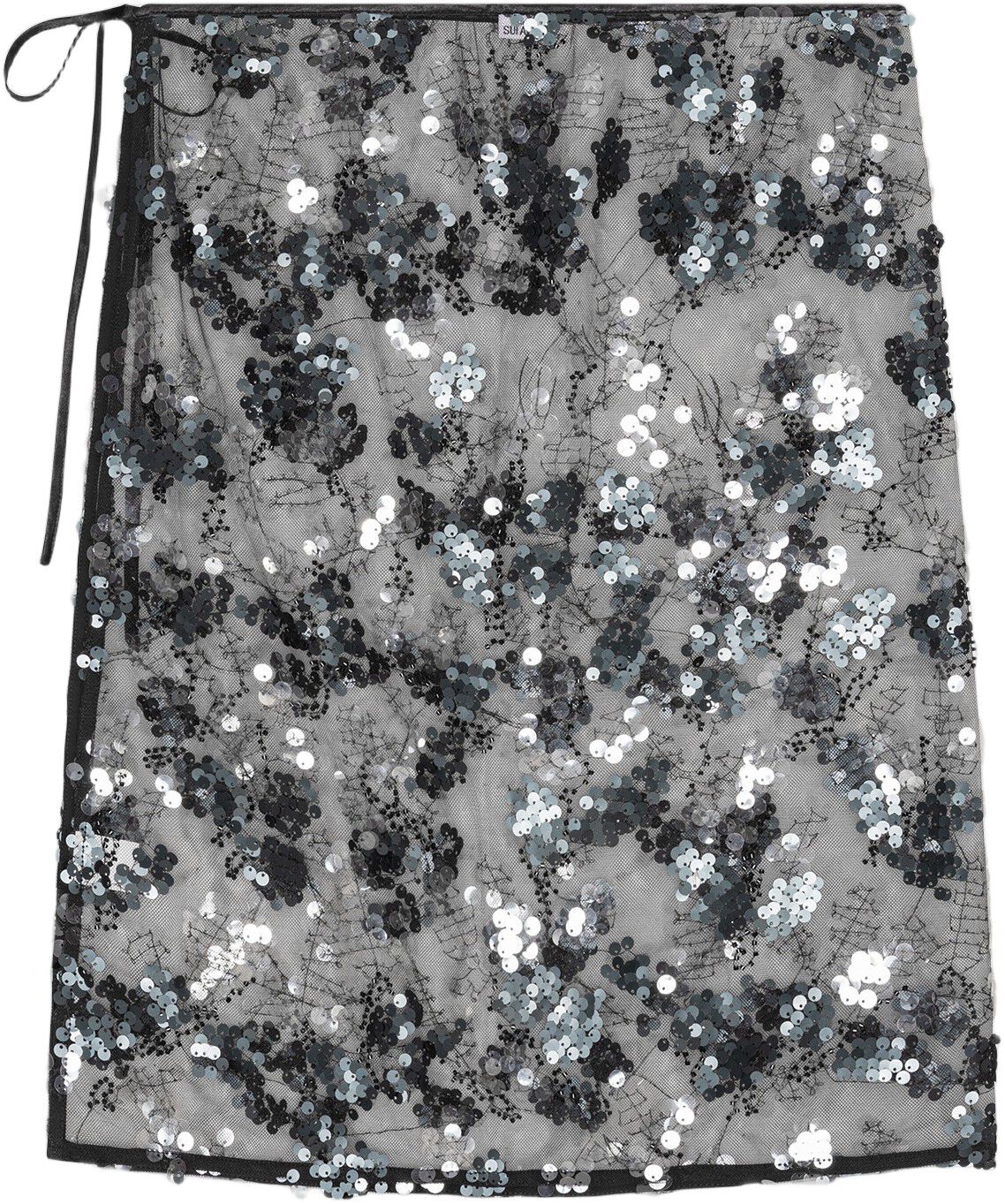 Sequin Wrap Skirt