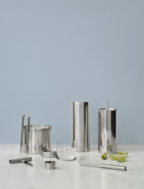 Arne Jacobsen glassbrikker Ø 8. 5 cm steel