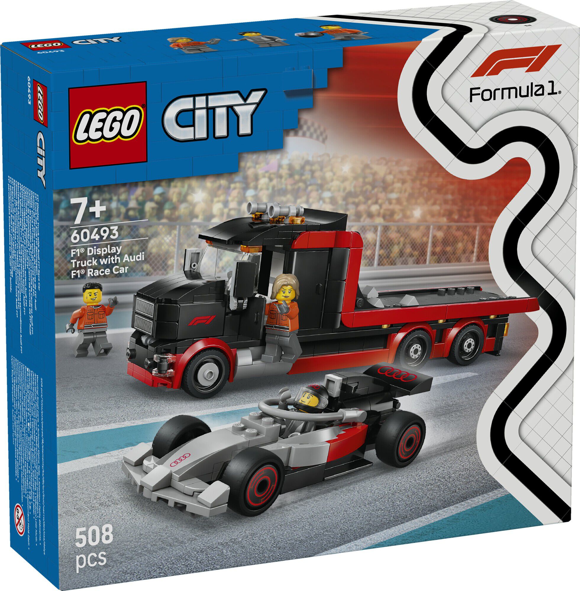 F1-udstillingstruck med Audi F1-racerbil 60493