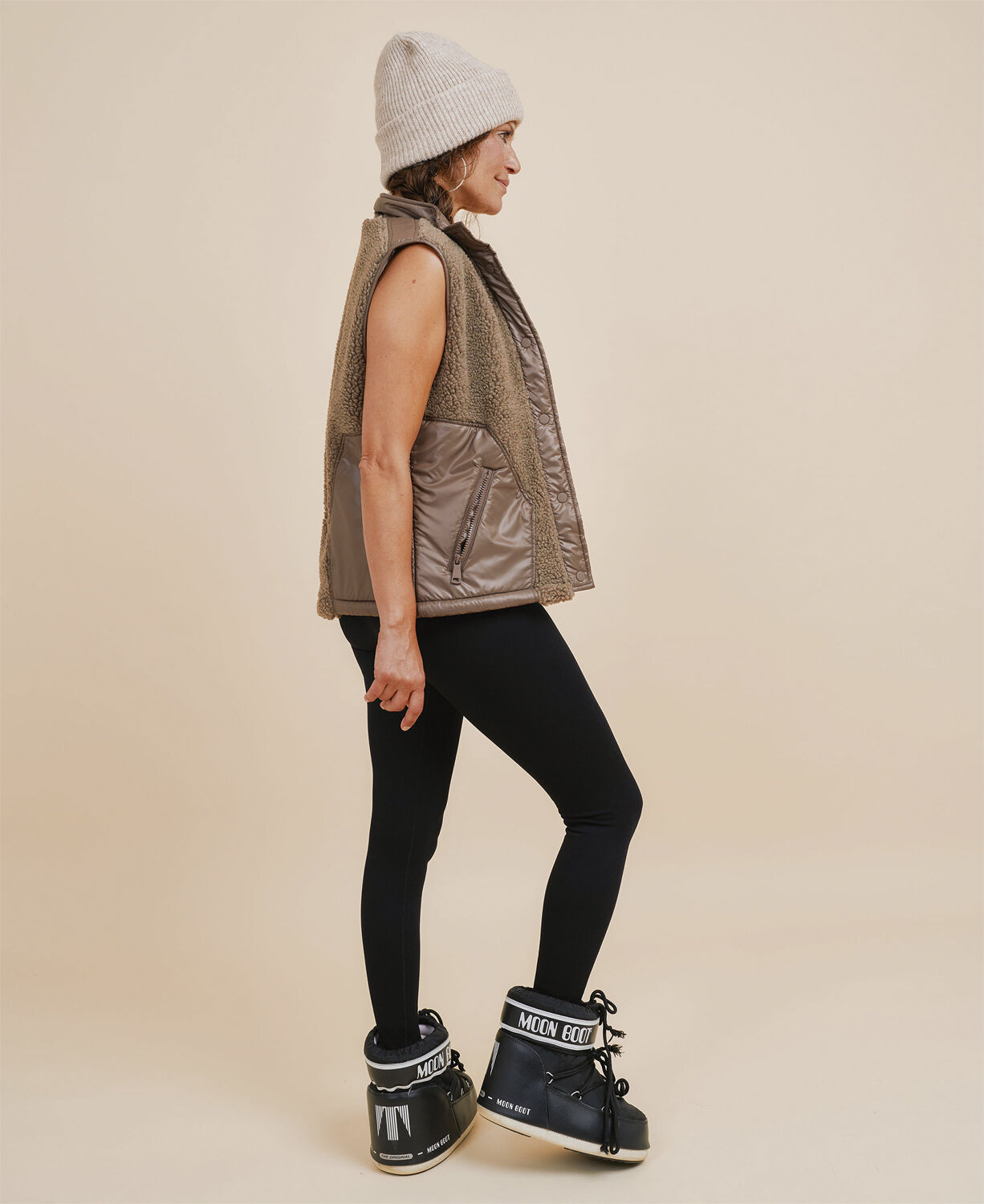 Glacier Fleece Vest - Nero