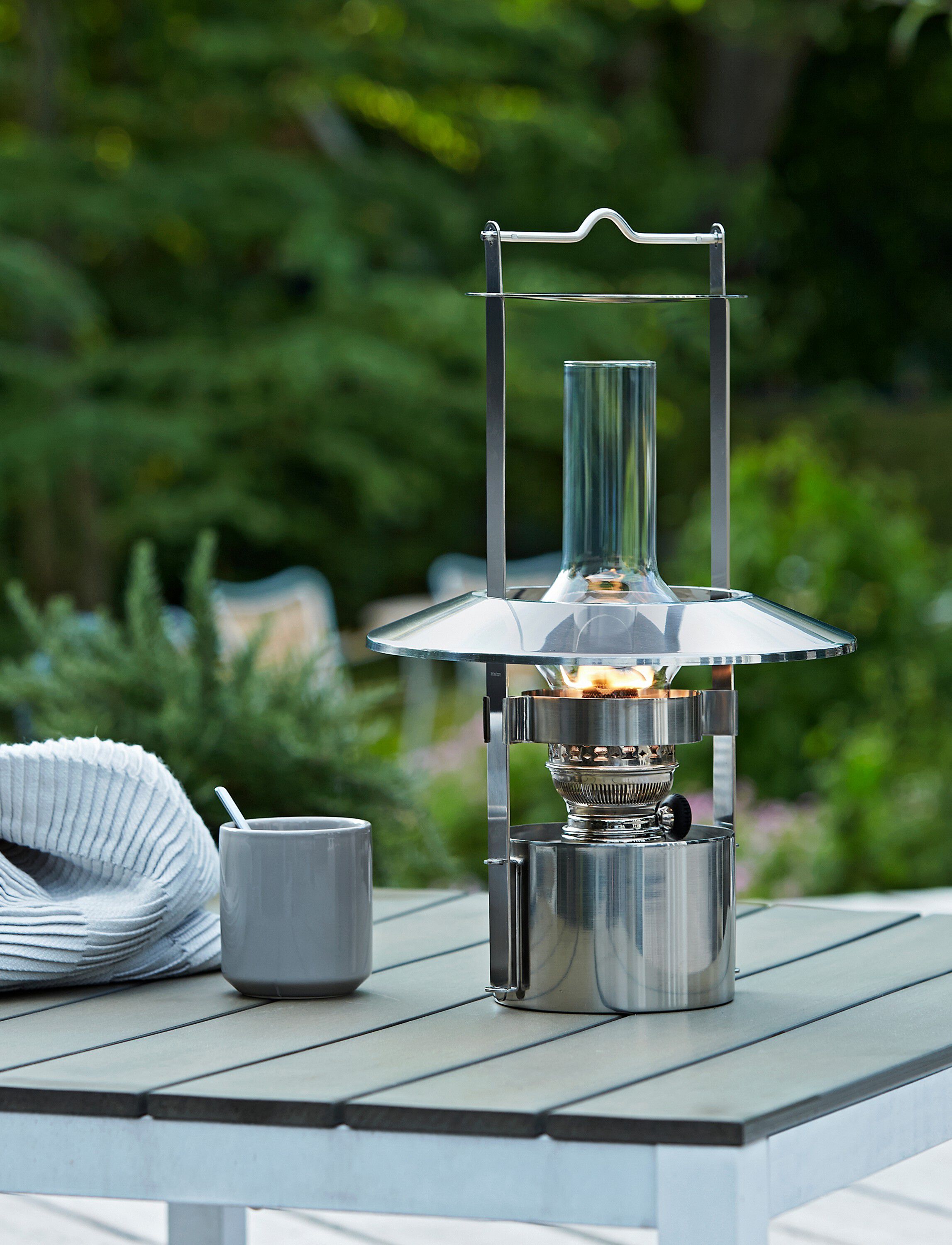 EM skipslampe H 43 cm steel