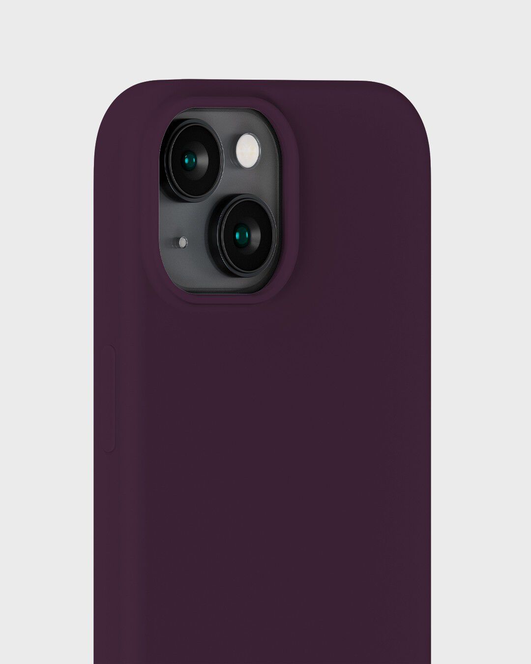 Silicone Case iPhone 15 Deep Plum
