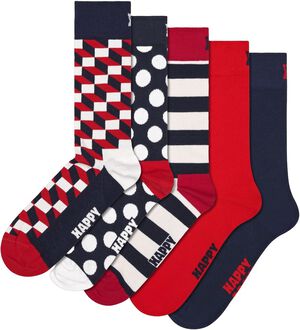 5-Pack Classic Filled Optic Mix Socks