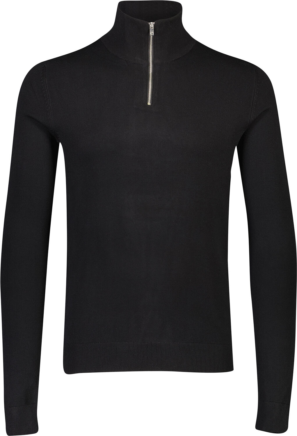 Ecovero half zip L/S knit