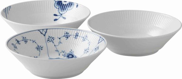 History Mix 17 cm. dyb tallerken 3 stk.