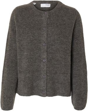SLFLULU NEW LS KNIT CARDIGAN NOOS