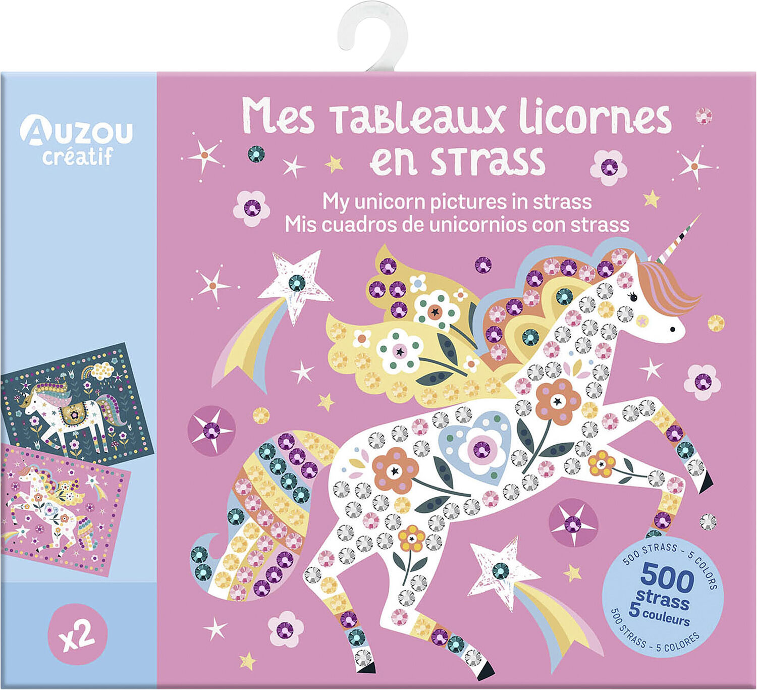 Auzou - Aktivitetss&aelig;t - Kunst med rhinsten