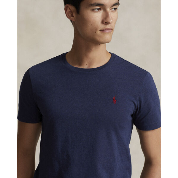 Custom Slim Fit Jersey Crewneck T-Shirt