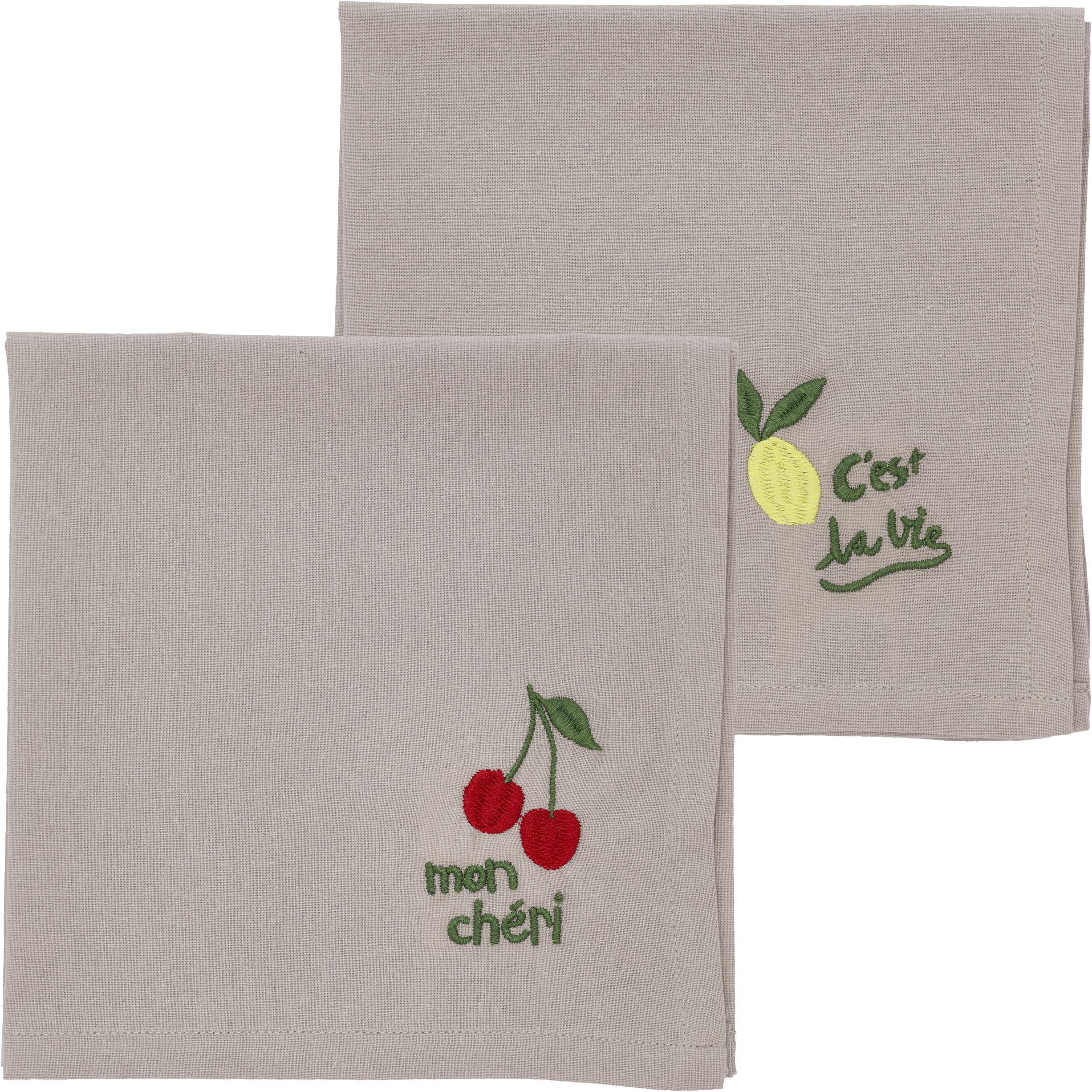 T&oslash;yservietter 40x40 Bistro 2 stk. Green