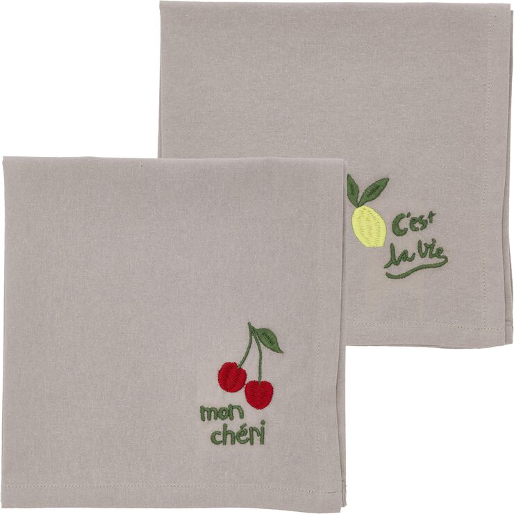 Tøyservietter 40x40 Bistro 2 stk. Green