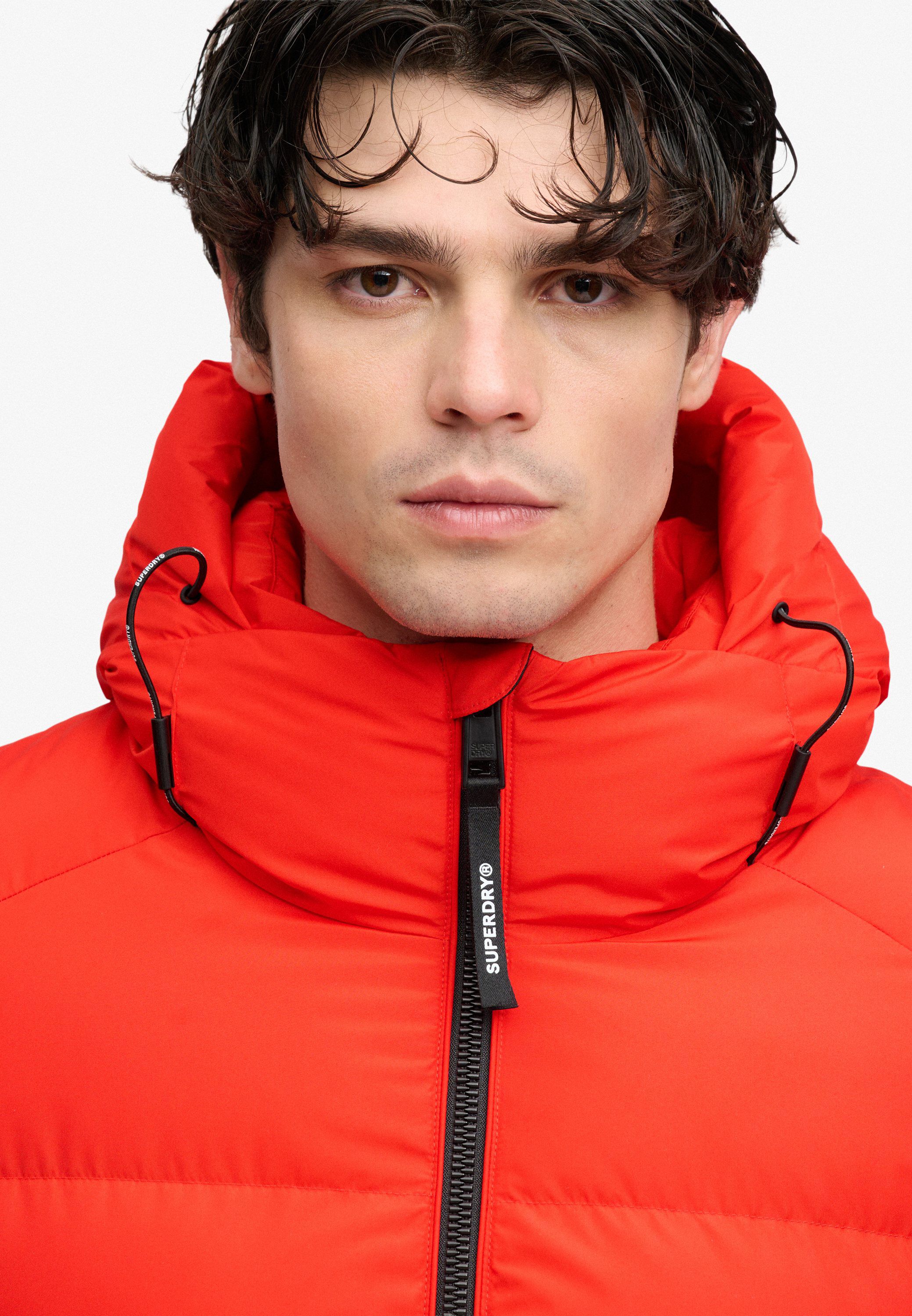 HOODED SPORTS PUFFER JACKET