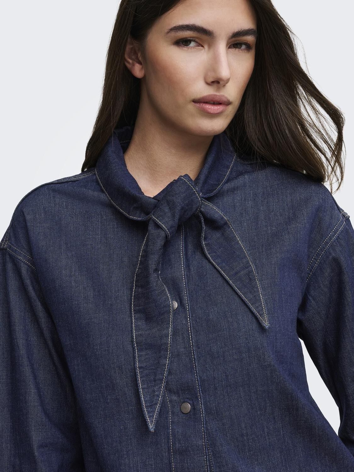 Onllayla Ls Bow Shirt Dnm Akm