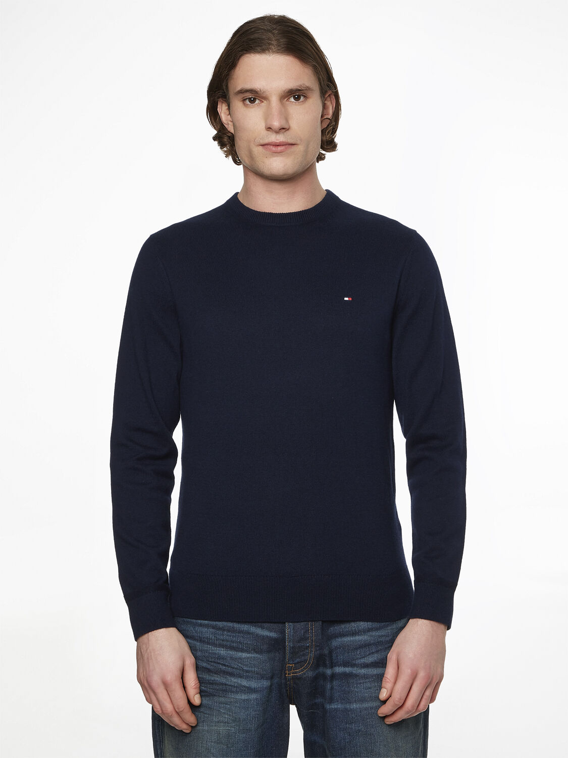 PIMA ORG CTN CASHMERE CREW NECK