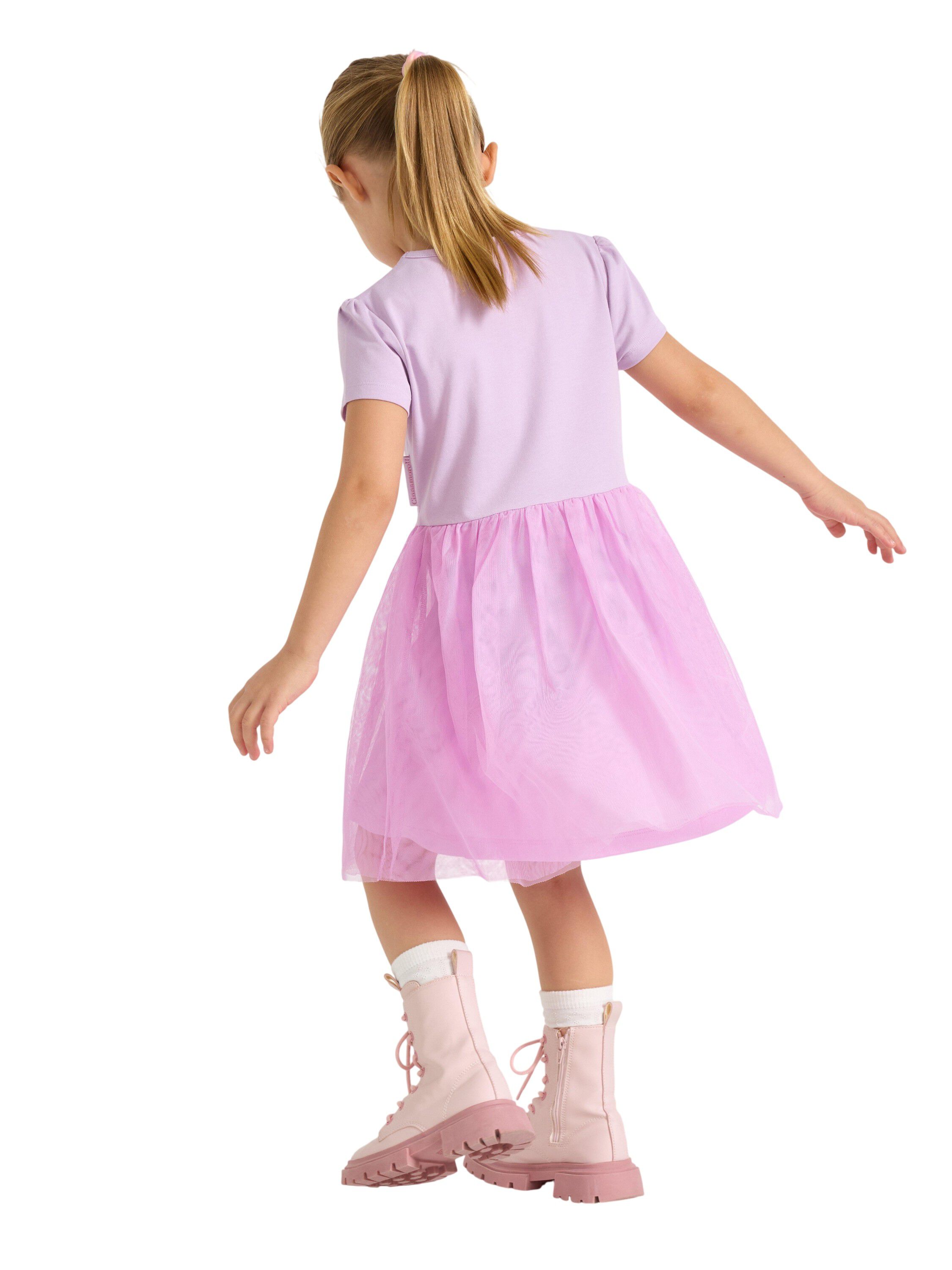 Soft dress in jersey with short sle