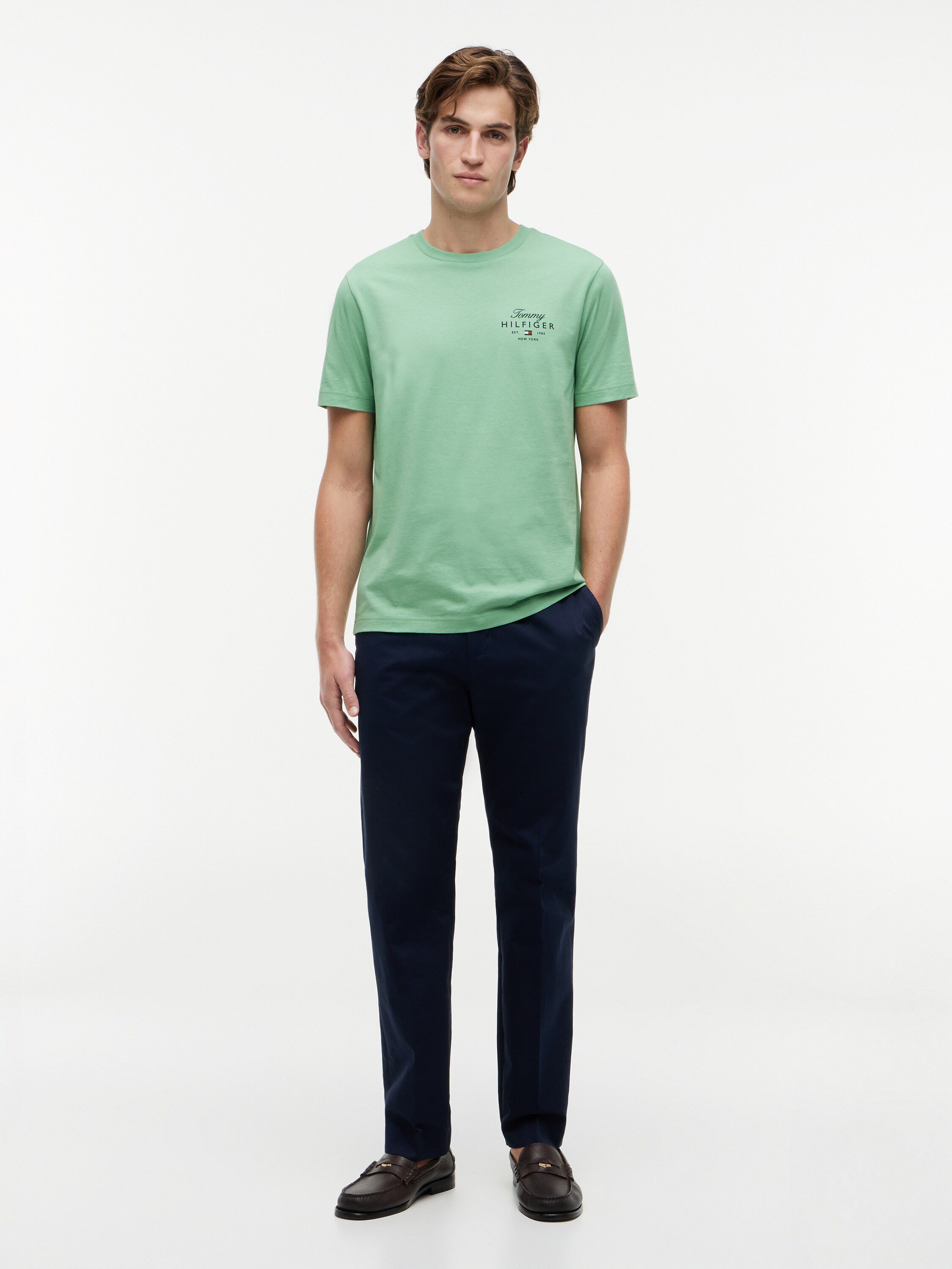 SCRIPT STACK REGULAR TEE