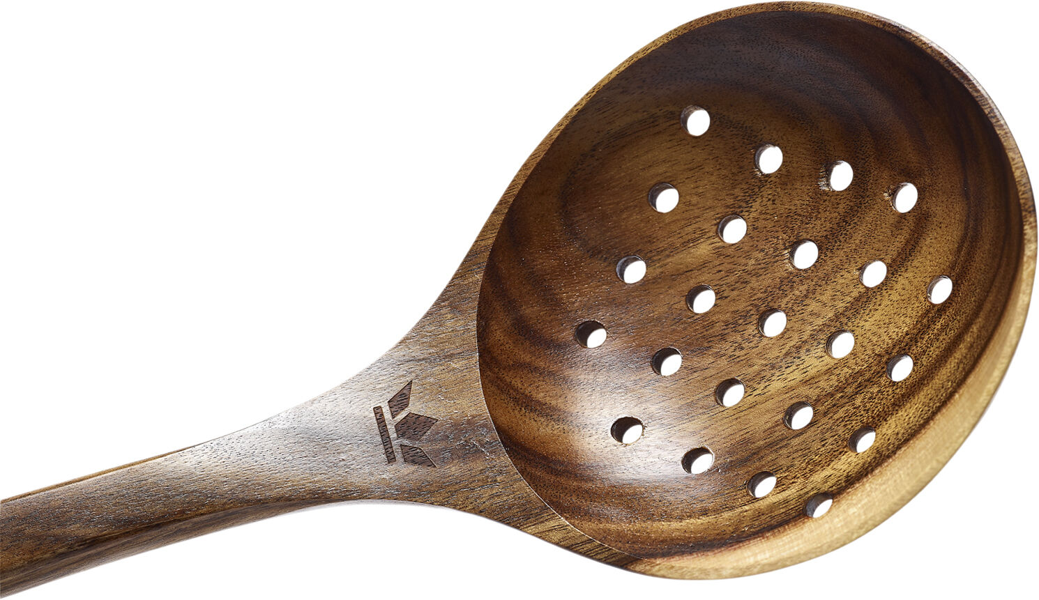 Wooden Utensil Skimmer Spoon XL