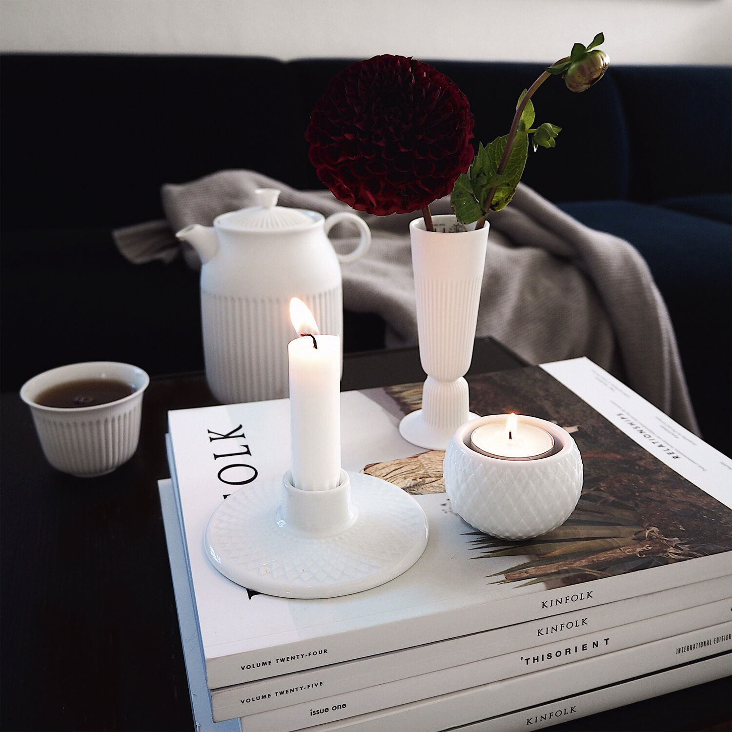 Rhombe Kronelysestage, H 3 cm