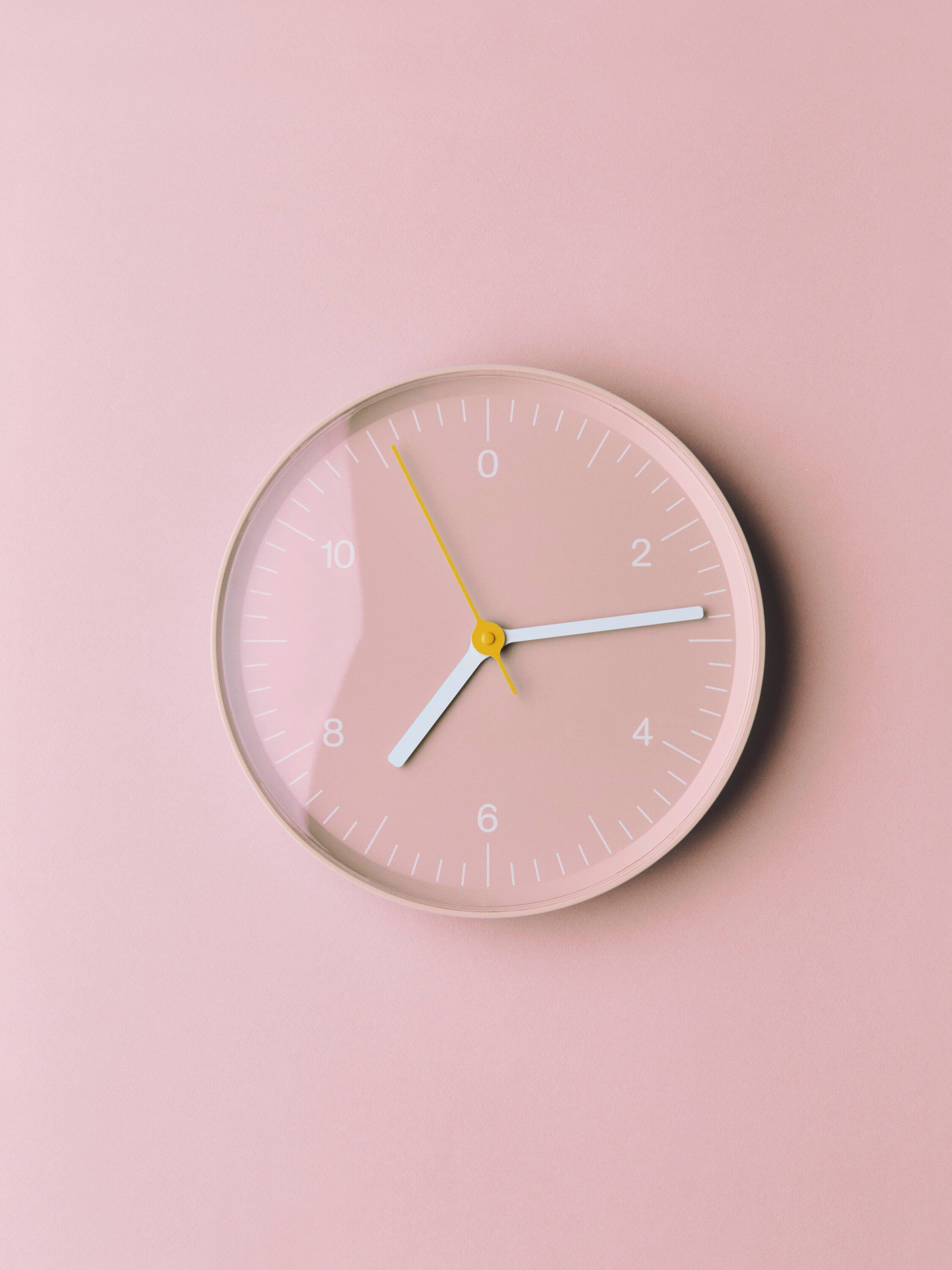 Wall Clock Recycled-Pink