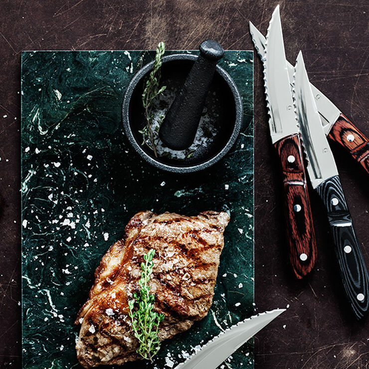 Steakkniv XL Old Farmer Classic 23,5 cm 4 st Trä/Stål